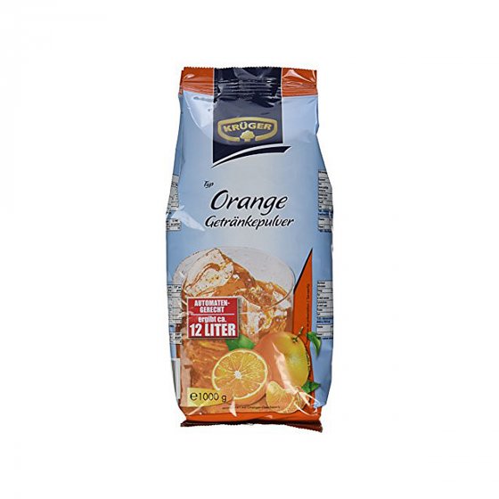 Krüger Family Fruchtgetränkepulver Orange 1000g Automatengerecht 