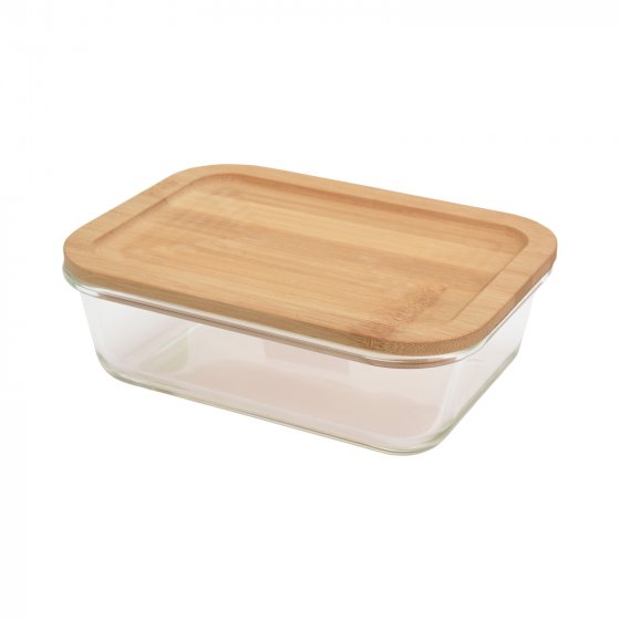 Vorratsdose mit Holzdeckel 1040 ml 