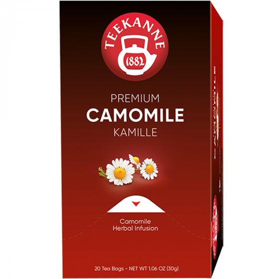 Teekanne Premium Kamille Kräutertee aromatisch mild 20 Teebeutel 30g 