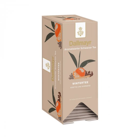 Dallmayr aromatisierter Schwarzer Tee Wintertee 25 Beutel 44g 