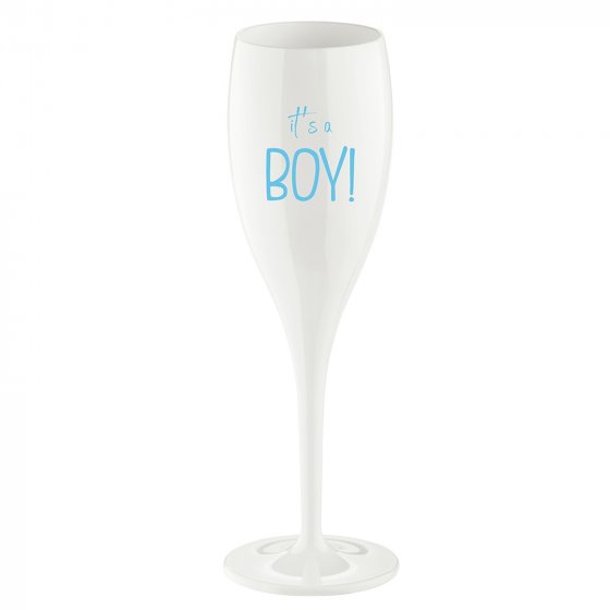Sektglas 100 ml mit Druck CHEERS No. 1 IT'S A BOY 