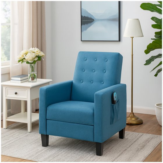 Massagesessel Garry Blau 