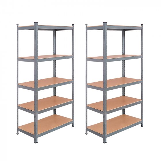 Mehrzweckregal Schwerlastregal 2er-Set 