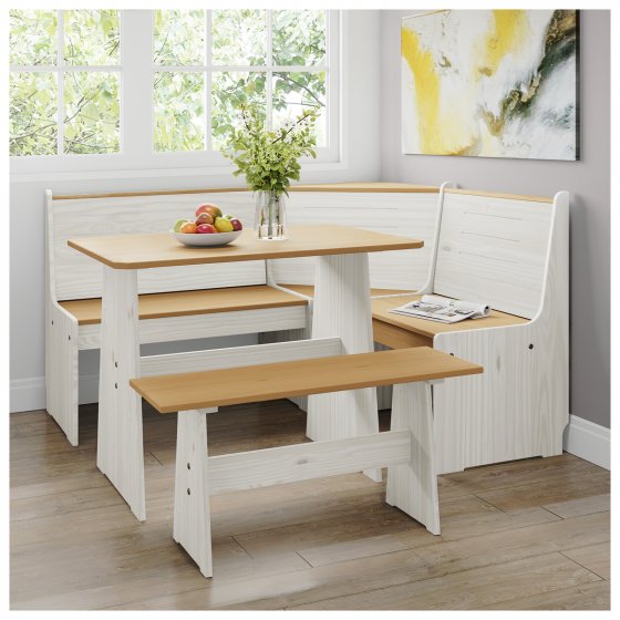 Sitzgruppe 3-teilig Marija Weiß 