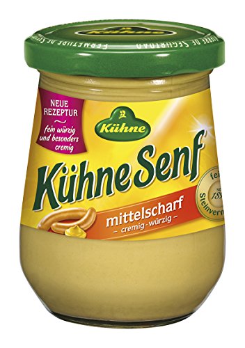 Kühne Senf mittelscharf der Klassiker cremig würzig 250ml 10er Pack 