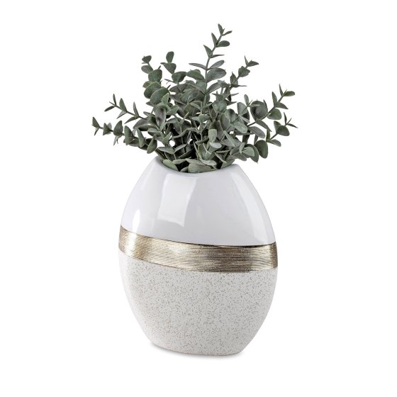 Vase Oval 20 Goldrand 