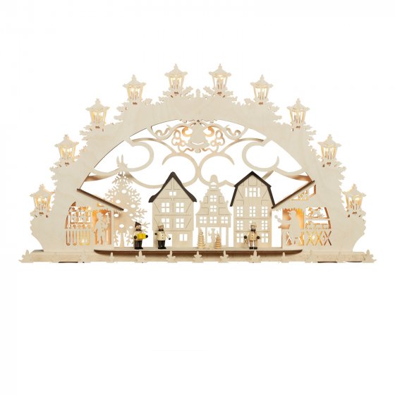 3D Schwibbogen Altstädter Weihnachtsmarkt 