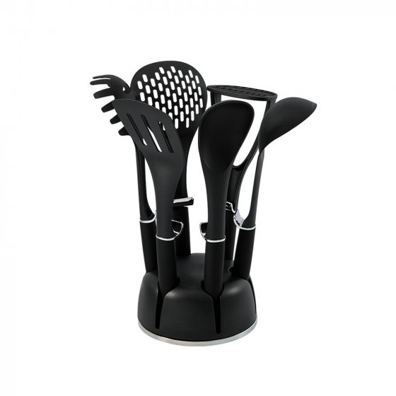 Küchenhelfer-Set 7-teilig Metallic Black 