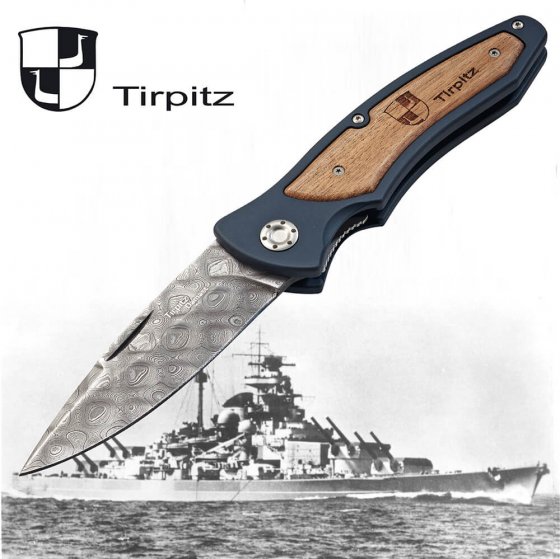 Damastmesser „Tirpitz” 