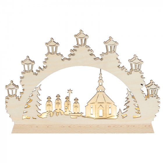 Mini Schwibbogen Kurrende 