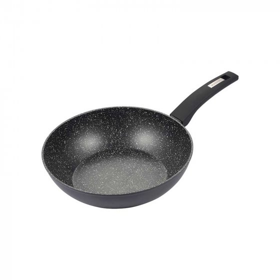 Wok 28 cm Marble Black 