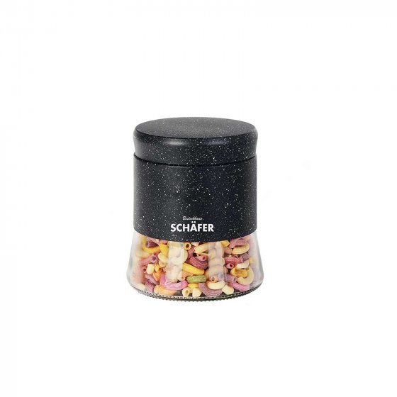 Vorratsdose Marble Black 0,7 Liter 