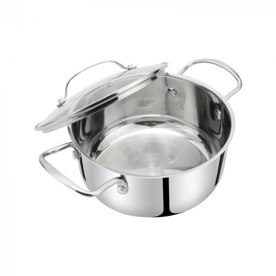 Bratentopf mit Deckel Radiant Silver 24 cm 