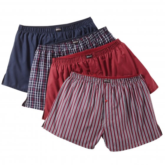 Web-Boxershort im 4er-Set