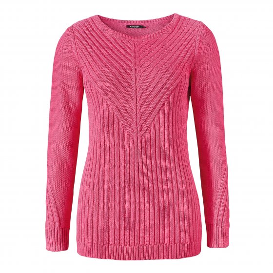 Damen-Pullover mit Rippstrickmuster