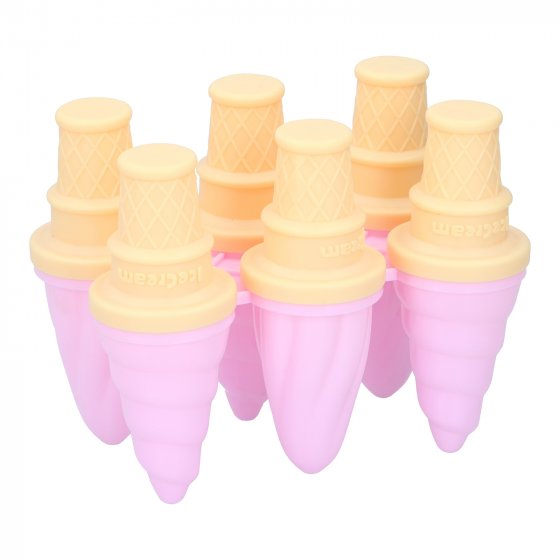 Softeisform 6x 60ml., farbig sortiert Kunststoff 