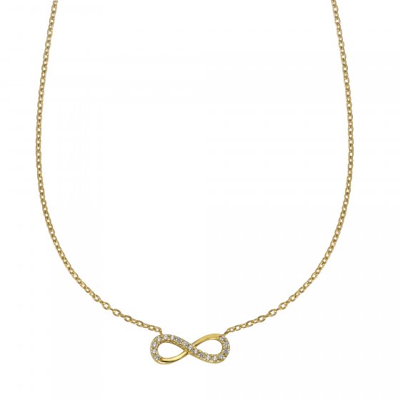 Collier 375/- Gelbgold Zirkonia 