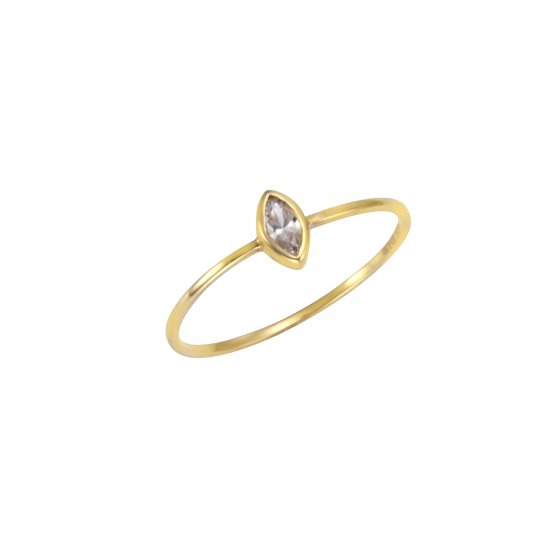 Ring Gold 375 Zirkonia weiß 