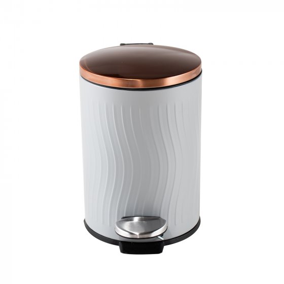 Kosmetikeimer Jannik 3 Liter Grau Kupfer 