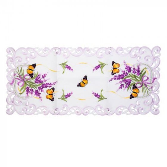 Tischläufer 40 x 90 cm Lavendel