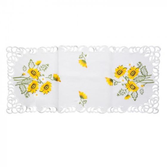 Tischläufer 40 x 90 cm Gelber Blumenstrauß 