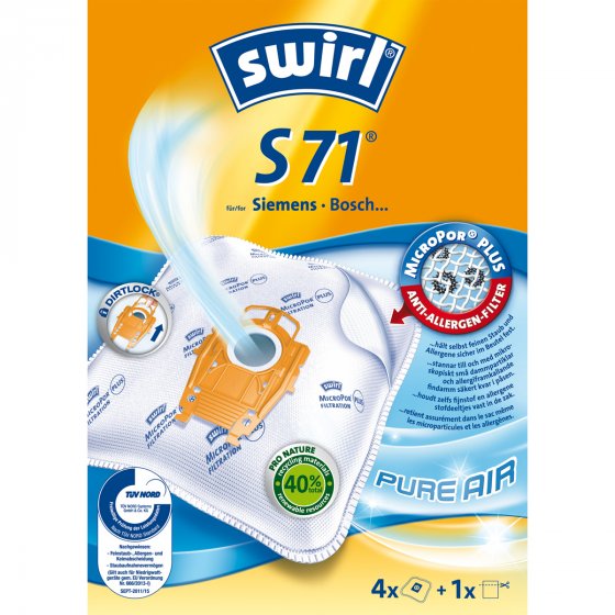 Swirl S 71 MicroPor Plus Staubsaugerbeutel 
