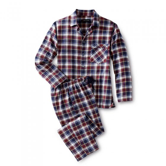 Baumwoll-Flanellpyjama