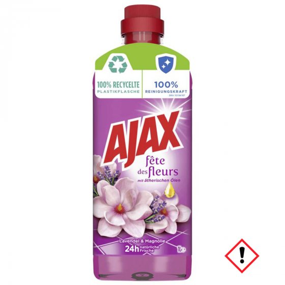 Ajax Allzweckreiniger Lavendel Magnolie mit natürlichen Ölen 1000ml 