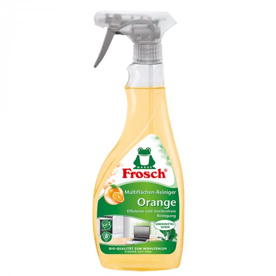 Frosch Orangen Multiflächenreiniger Oberflächenreiniger 500ml 8er Pack 