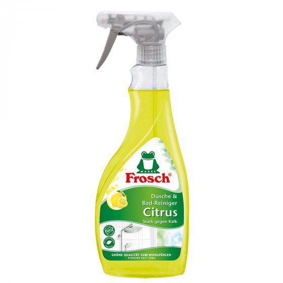 Frosch Citrus Dusche und Bad Reiniger Zitrone gegen Kalk 500ml 