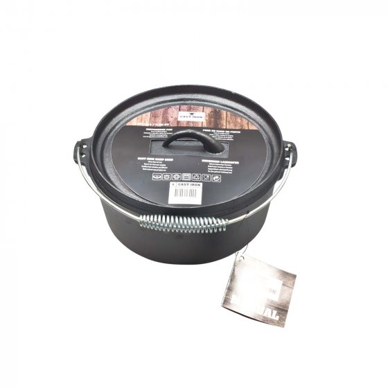 Topf aus Gusseisen Ø 25 cm mit Deckel 