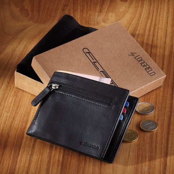 Leder-Geldbörse „Flat Wallet“