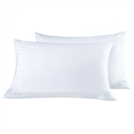 Kissenhülle Baumwolle 2er Set 40 x 60 cm Weiss