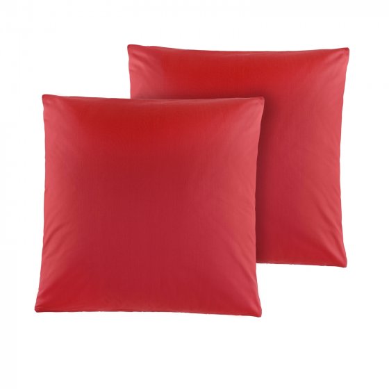Kissenhülle 2er Set 80 x 80 cm Rot