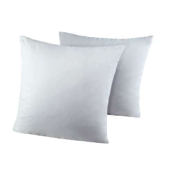 Kissenhülle 2er Set 80 x 80 cm Silber
