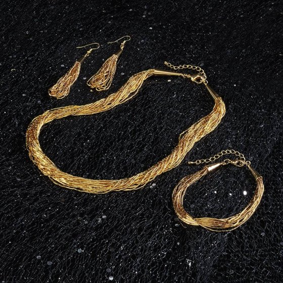 Schmuckset "Goldfluss" 