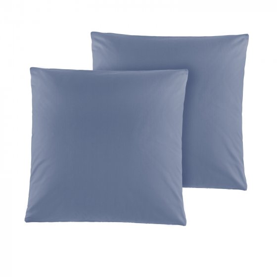 Kissenhülle 2er Set 40 x 40 cm Jeansblau