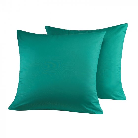 Kissenhülle 2er Set 80 x 80 cm Smaragd
