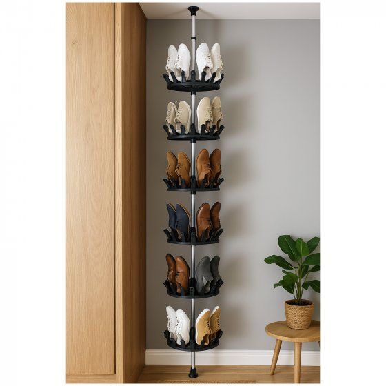 Teleskop Schuhregal für 40 Paar Schuhe Sizilia 