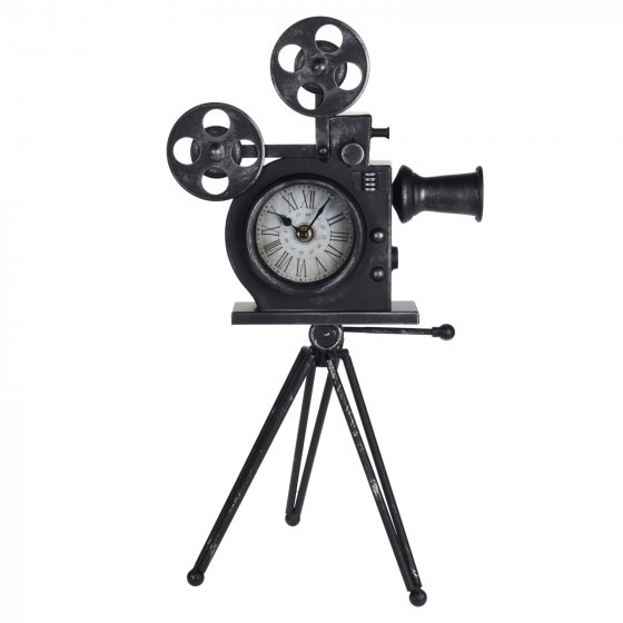 Tischuhr Videokamera 