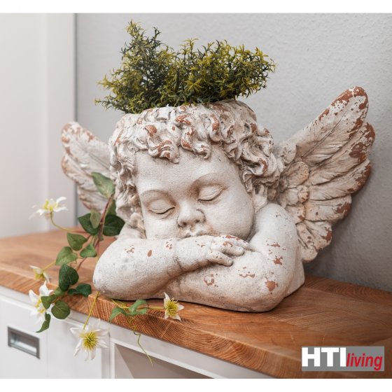 Pflanzgefäß Apollon Figur Engel 