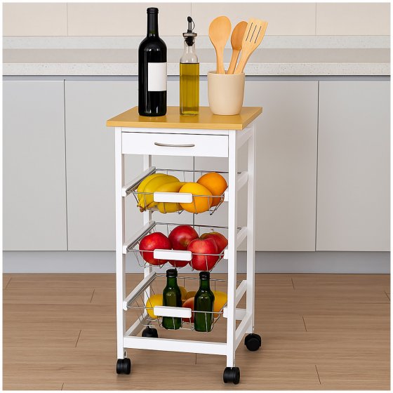 Servierwagen Small Blanca