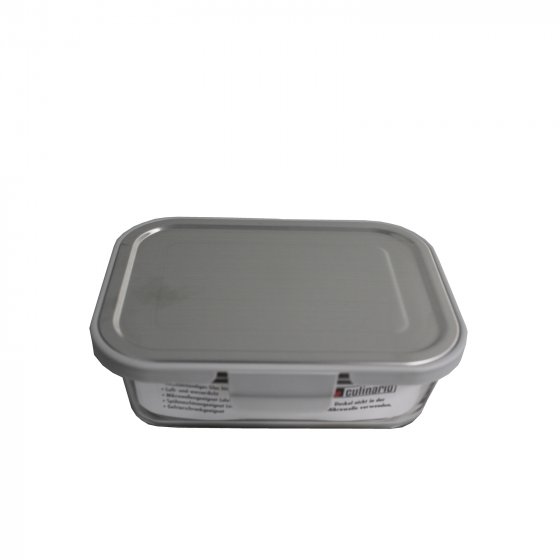 Frischhaltedose Grau 1 Liter Glas mit Kunststoffdeckel 