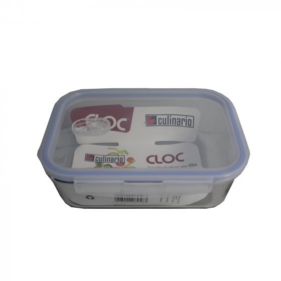 Frischhaltedose Blau 1,86 Liter Glas mit Kunststoffdeckel 