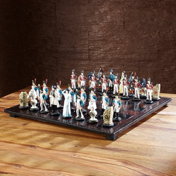 Schachspiel ”Schlacht bei Waterloo” 