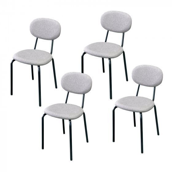 Stuhl Anella Cappucchino 4er-Set 