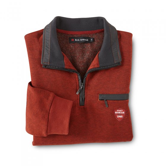 Aktueller Thermo Sweater,ziege M | Ziegel