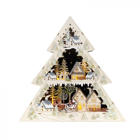 Leuchtspitze Weihnachtsmann zu Besuch 