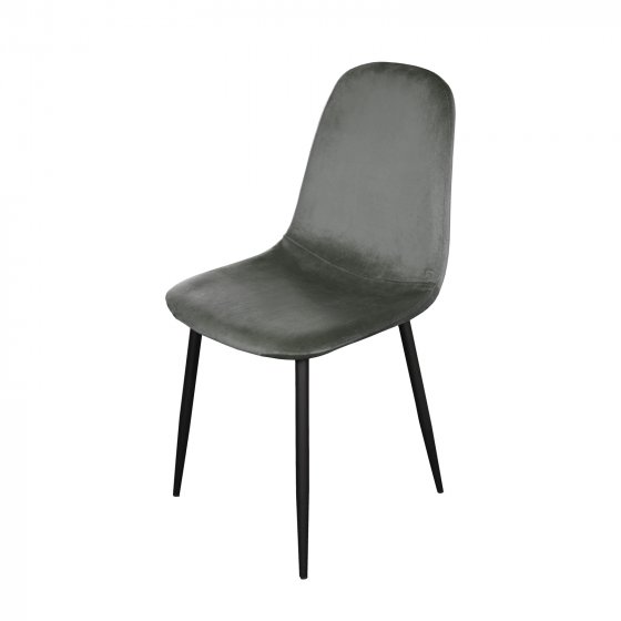 Stuhl Savannah Velvet Grau