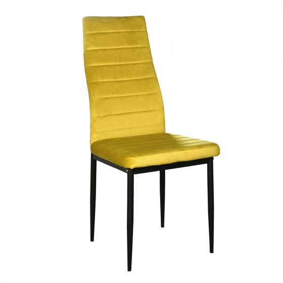 Stuhl Memphis Velvet Gelb